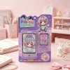 Mobile phone + watch dual puzzle game combination, challenge sticker book, children's and girls' diy quiet book toy set details Picture